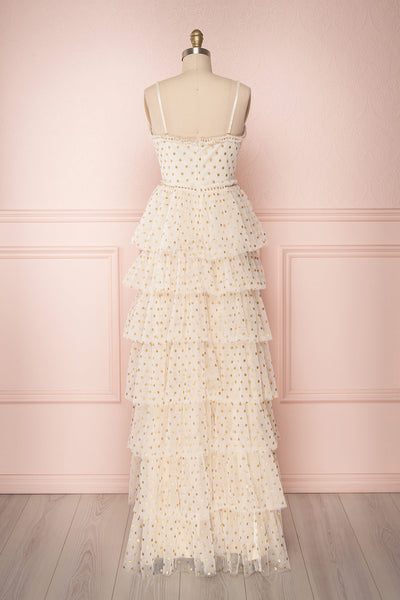 Thely | Ivory Layered Dress