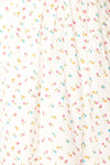 Theodora Floral Babydoll Dress w/ Sweetheart Neckline | Boutique 1861 fabric