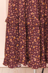 Thida High Waisted Midi Floral Skirt w/ Ruffles | Boutique 1861 bottom