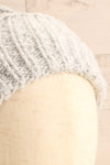 Timpaki Black Knit Tuque on mannequin close-up | La Petite Garçonne