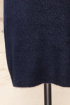 Titai Navy 3/4 Puffy Sleeve Short Sweater Dress | La petite garçonne bottom