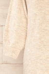 Titai Sand | 3/4 Puff Sleeve Short Sweater Dress | La petite garçonne sleeve