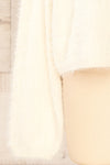 Titania Cream Fuzzy Turtleneck Sweater | La petite garçonne sleeve