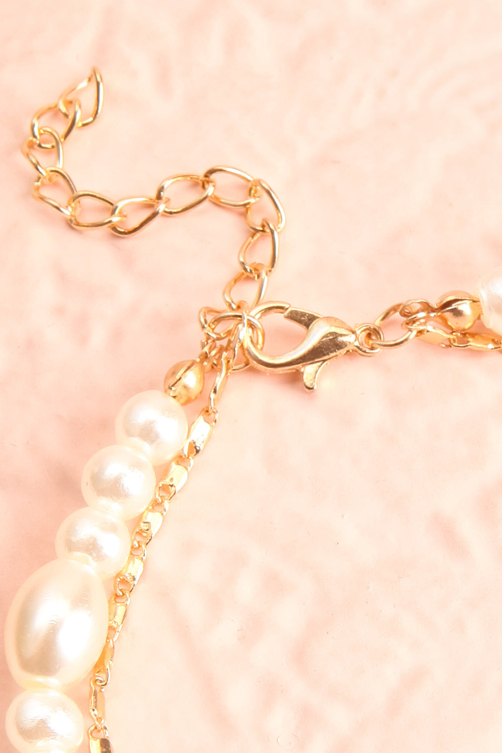 Tokie Pearl & Golden Chain Ankle Bracelet | Boutique 1861 3