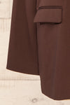 Toledo Brown | Oversized Blazer w/ Pockets sleeve
