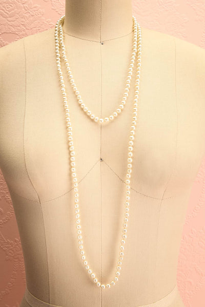Topia Long Layered Pearl Necklace | Boutique 1861