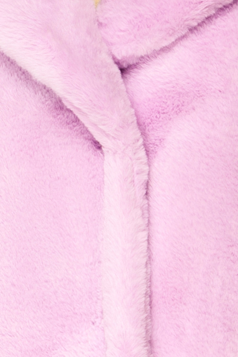 Torrent Lilac Soft Fuzzy Coat | La petite garçonne fabric 