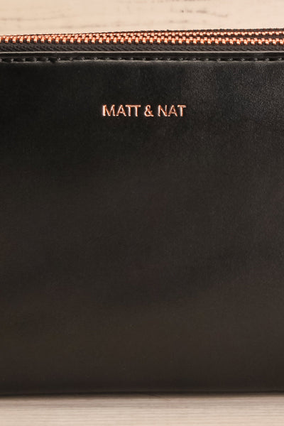 Tripletta Black Matt & Nat Clutch Bag | La petite garçonne front close-up