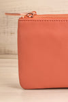 Tripletta Pink Vegan Clutch Bag | La petite garçonne front close-up