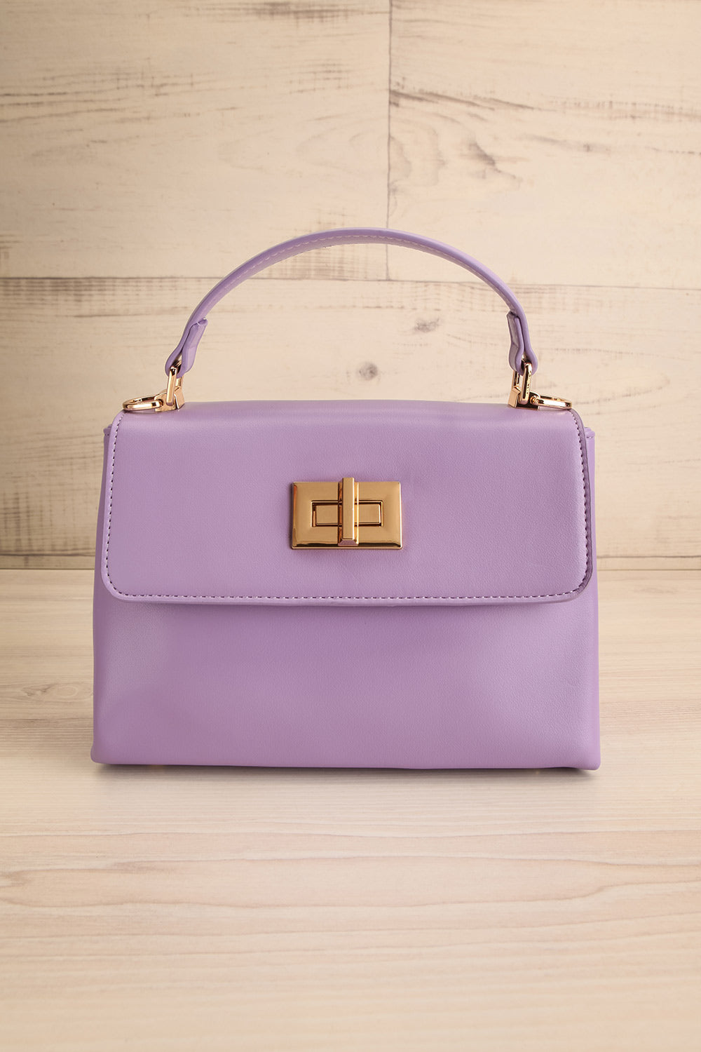 Tropique Mauve | Handbag w/ Crossbody Strap front view