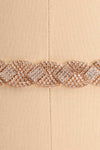 Tryphis Gold Crystal Ribbon Belt | Boudoir 1861 close-up