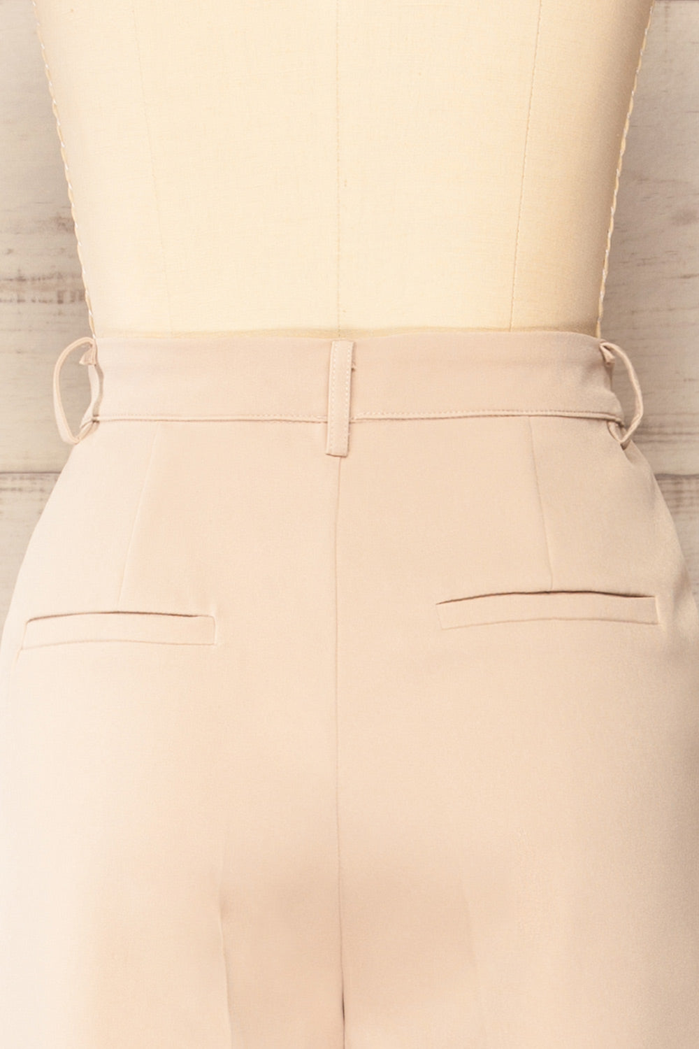 Women's Solid Stitching Front Pocket High Waist Back Pocket Hip