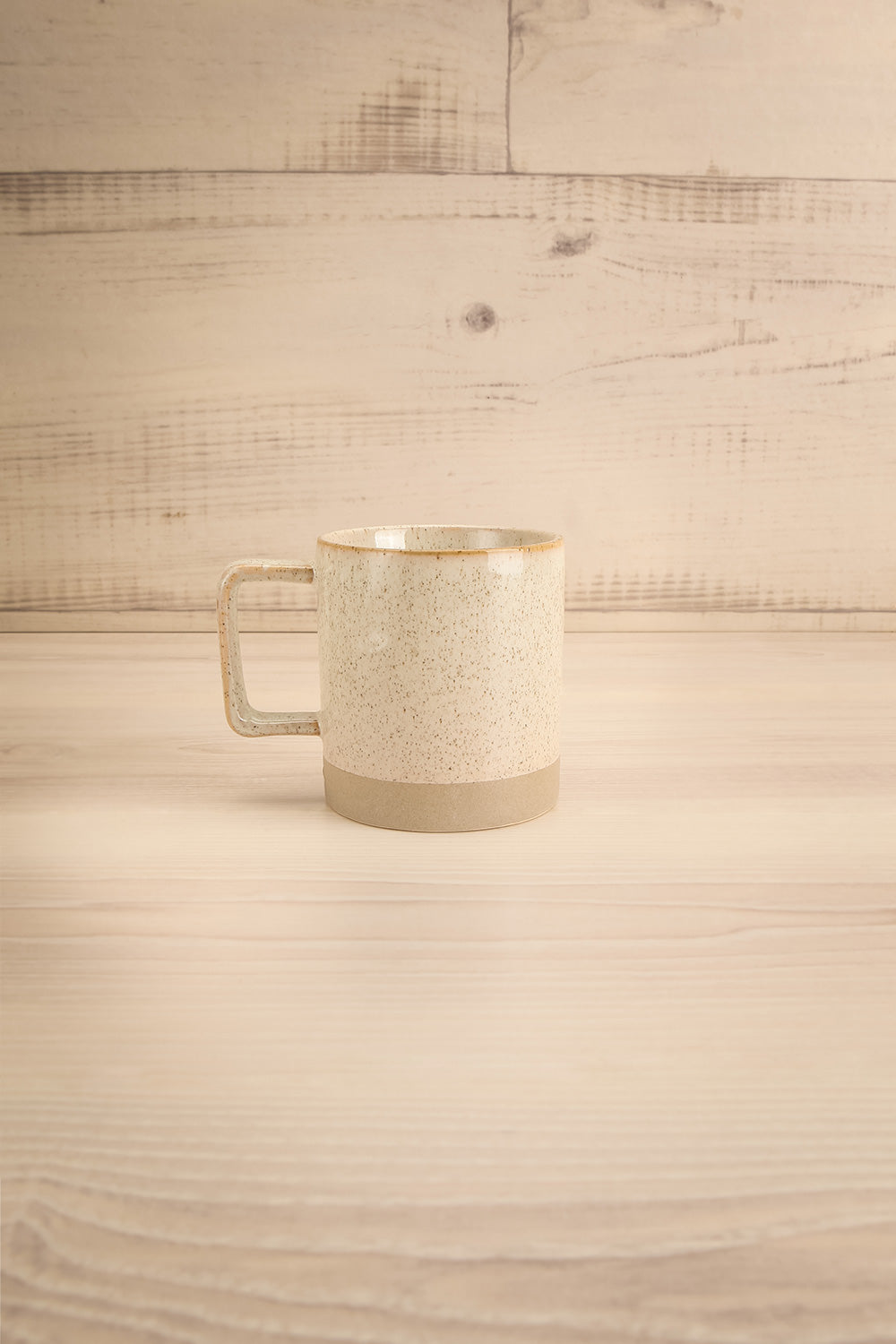 Tuzla Grey Mug with Dots and Stripe | La petite garçonne