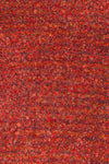 Tychy Rouge Red Knit Sweater | Tricot Doux | La Petite Garçonne fabric close up