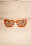 Tyrka Caramel Light Brown Sunglasses | La petite garçonne front view