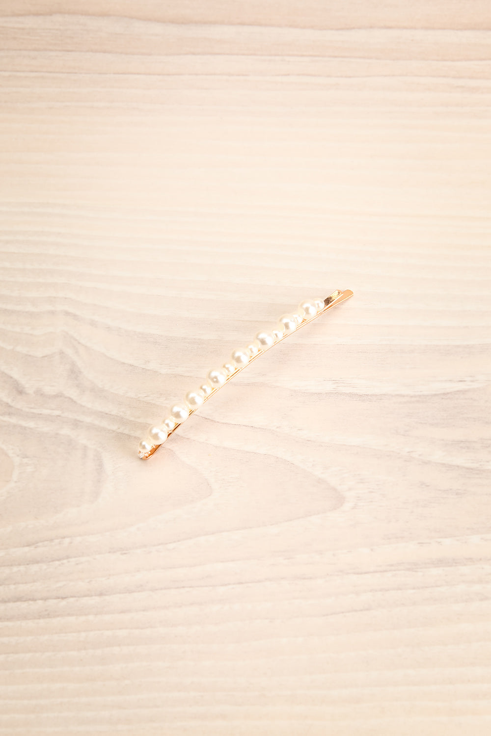 Ubertas Golden Hair Pin with Pearls | La Petite Garçonne