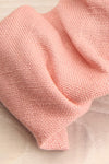 Ulmau Pink Scrunchie Texture Hair Clip | La petite garçonne close-up