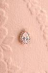 Ulrika Rosegold Crystal Stud Earrings | Boutique 1861 close-up