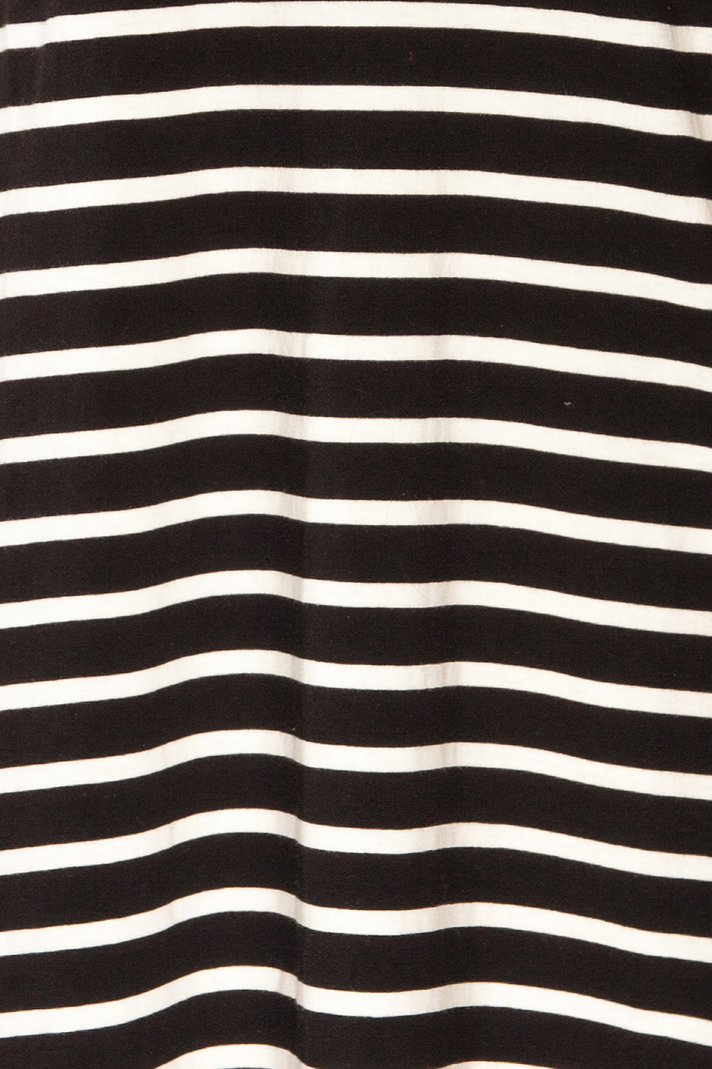 Urlau Stripes Black Organic Cotton T-Shirt Dress | La petite garçonne fabric