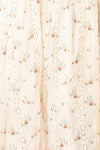 Urrika Floral Midi Dress w/ Openwork Detail | Boutique 1861 fabric