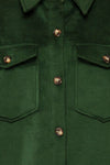 Vaagen Forest Oversized Velvet Shirt Jacket | La petite garçonne texture