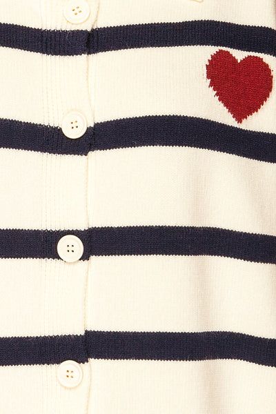 Valencia Vintage Collar Cardigan | La petite garçonne fabric