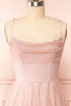 Valerie A-Line Tulle Midi Dress | Boutique 1861 front close up