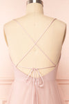 Valerie A-Line Tulle Midi Dress | Boutique 1861 back close up