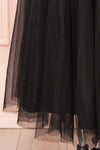 Valerie Black A-Line Tulle Midi Dress | Boutique 1861 bottom