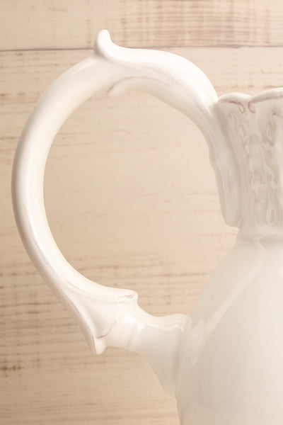 Vammala White Ceramic Pitcher handle | La Petite Garçonne Chpt. 2