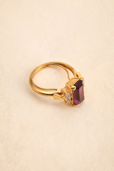 Vassilissa Melentieva ~ Vintage Golden Crystal Ring | Boudoir 1861 5