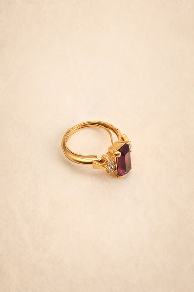 Vassilissa Melentieva ~ Vintage Golden Crystal Ring | Boudoir 1861 4