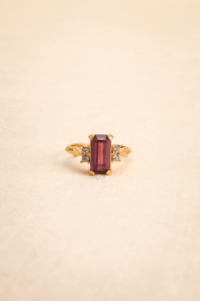 Vassilissa Melentieva ~ Vintage Golden Crystal Ring | Boudoir 1861 1