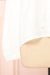 Velma White Lace Peter Pan Collar Blouse | Boutique 1861 bottom
