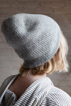 Vennesla Brume Grey Knit Tuque | La Petite Garçonne model