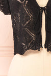 Venustas Black Crochet Crop Top | Boutique 1861 bottom