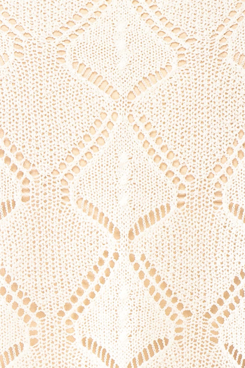 Venustas Ivory Crochet Crop Top | Boutique 1861 fabric 