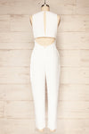 Verane White Tulip Style Jumpsuit | La petite garçonne back view