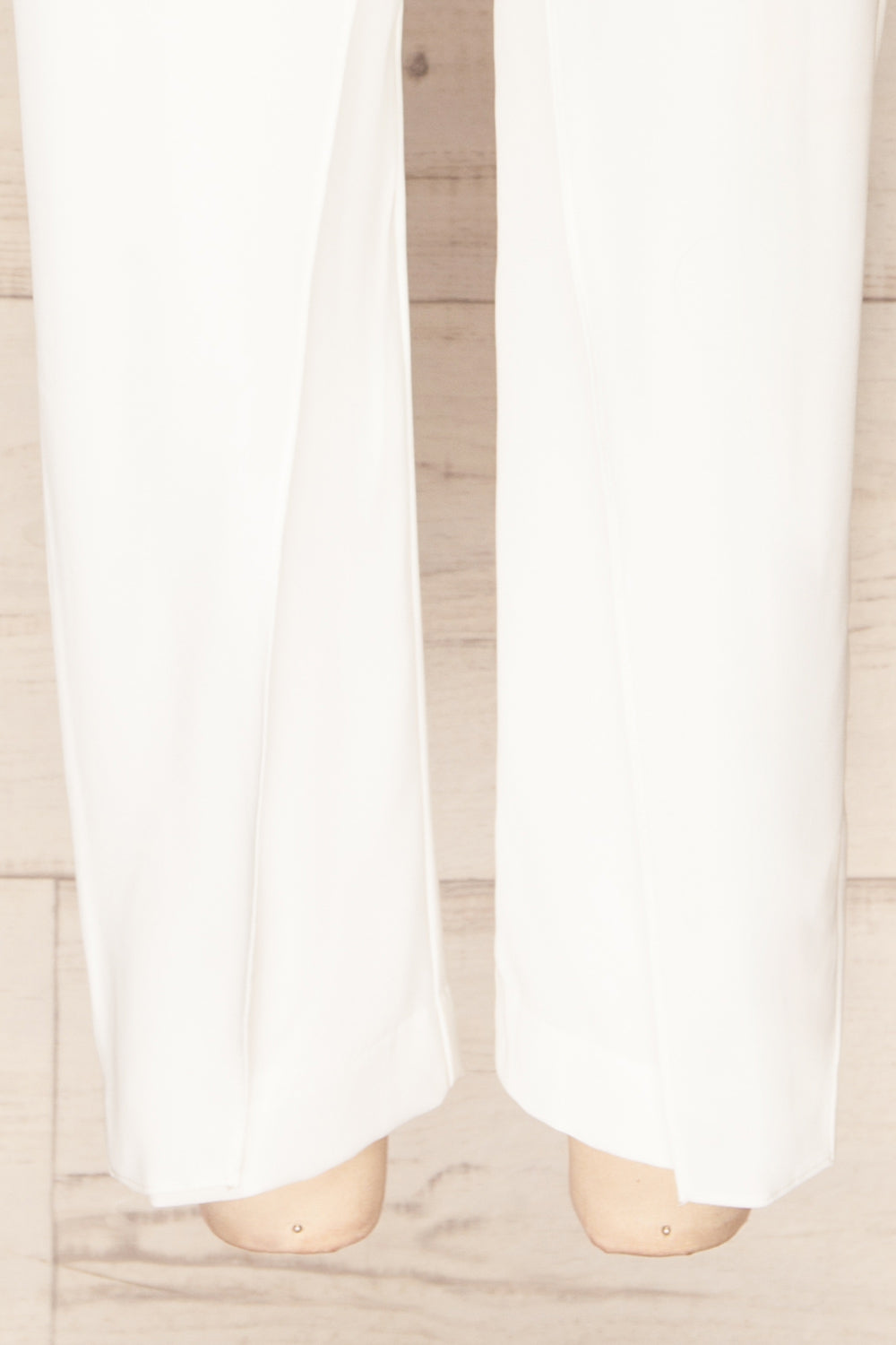 Verane White Tulip Style Jumpsuit | La petite garçonne bottom 