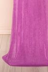Verity Lilac V-Neck Fitted Maxi Dress | Boutique 1861 bottom