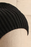 Vimmerby Charbon Black Ribbed Knit Tuque | La Petite Garçonne 2