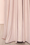 Violaine Blush Shimmer Convertible Maxi Dress | Boutique 1861 detail