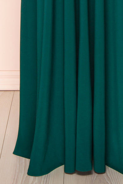 Violaine Emerald Convertible Maxi Dress | Boutique 1861 bottom