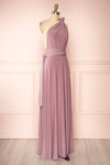 Violaine Mauve Convertible Maxi Dress | Boutique 1861 side view