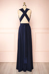 Violaine Navy Convertible Maxi Dress | Boutique 1861 back view