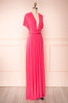 Violaine Pink Convertible Maxi Dress | Boutique 1861 side view