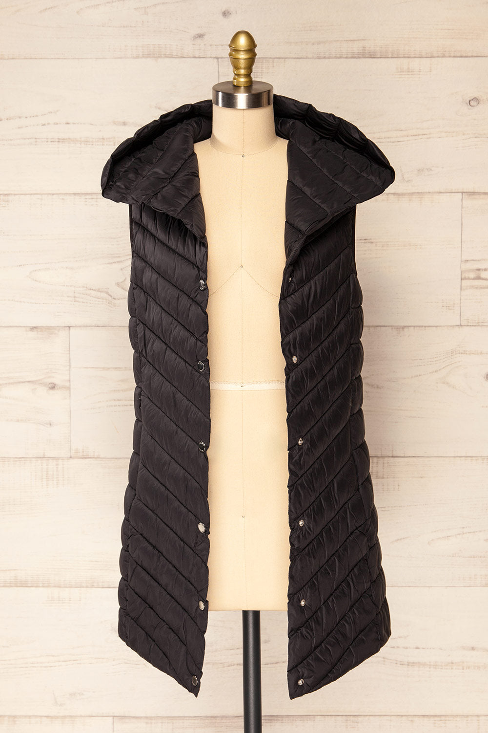 Violan 3-in-1 Wool Coat with Hood | La Petite Garçonne open vest