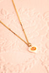 Virna Lisi Dainty Golden Heart Floral Pendant Necklace | Boutique 1861 1