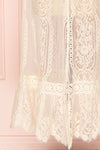 Virrey Beige Ivory Lace Long Kimono | Boutique 1861 7