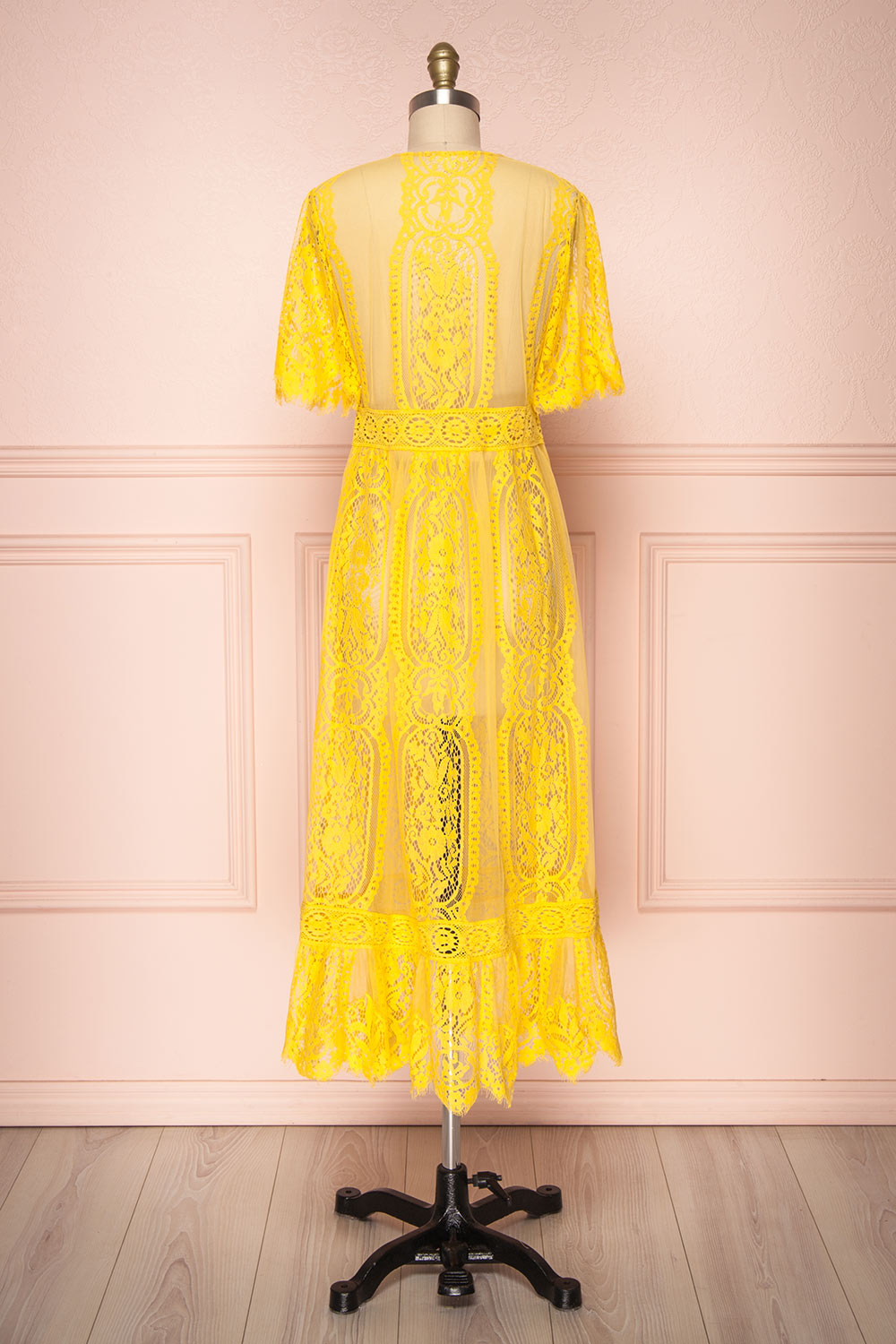 Virrey Yellow Lace Long Kimono | Boutique 1861 5